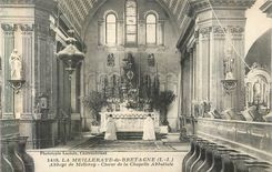 CPA La Meilleraye de Bretagne (L Inf) L'Abbaye de Melleray Choeur de la Chapelle Abbatiale