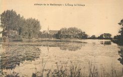 CPA Abbaye de la Meilleraye L'Etang de l'Abbaye