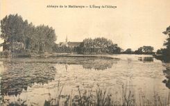 CPA Abbaye de la Meilleraye L'Etang de l'Abbaye