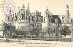 CPA Chambord Le Chateau Aile Francois Ier