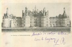 CPA Chateau de Chambord