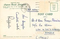 CPM Greetings from Laguna Beach California