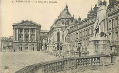 CPA Versailles Le Palais et la Chapelle