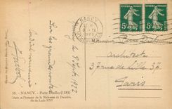 CPA Nancy Porte Desilles (1785) Erigee en l'Honneur de la Naissance du Dauphin fils de Louis XVI