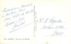 CPM Menton  Vue prise de Garavan