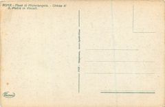 CPA Roma Mose di Michelangelo Chiesa di S pietro in Vincoli