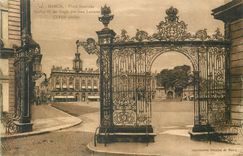 CPA Nancy Place Stanislas Grilles en Fer Forge par Jean Lamour