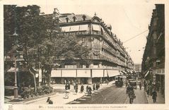 CPA Toulouse La Rue d'Alsace Lorraine (Vue Plongeante)