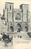 CPA Vienne Cathedrale St Maurice Construite du XIe au XVe Siecle Voiture a Ane Donkey