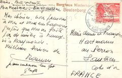 CPM Berghaus und Berghotel Niederhorn 1905 m