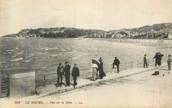 CPA le Havre Vue sur la Heve