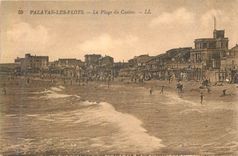 CPA Palavas les Flots la Plage du Casino
