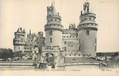 CPA Chateau de Pierrefonds l'Entree