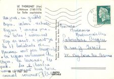 CPM le Thoronet (Var) l'Abbaye (1160 1175) la Salle Capitulaire