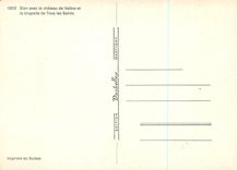 CPM Sion avec le Chateau de Valere et la Chapelle de Tous les Saints