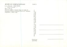 CPM Musee du Compagnonnage Tours Charrette anglaise et Brouette dans une Carafe du Compagnon