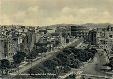 CPM Roma Panorama Con Veduta del Colosseo