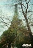 CPM Paris (Torre Eiffel) Iberiea Flies Daily to North and South America Europe and Africa Tour Eiffel