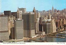 CPM New York City Staten Island Ferry and Lower Manhattan