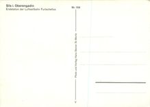 CPM Sils Furtschellas Sils i Oberengadin Endstation der Luftseilbahn Furtschellas