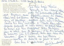 CPM Panorama de Biarritz en 1860