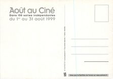 CPM Aout au Cine Dans 150 Salles Independantes du 1er au 31 Aout 1999 Mairie de Paris Culture