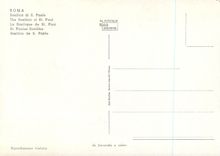 CPM Roma La Basilique de St Paul