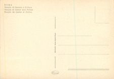 CPM Roma Temple de Castor et Pollux