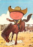 CPM Chouchou Cow Boy Cheval