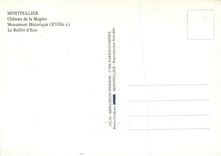 CPM Montpellier Chateau de la Mogere Monument Historique (XVIIIe s) le Buffet d'Eau