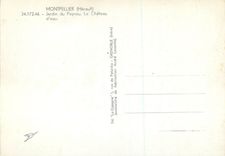 CPM Montpellier (Herault) Jardin du Peyrou le Chateau d'Eau 