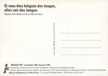 CPM Musee d'Art Moderne de la Ville de Paris Si Vous Etes Fatigues des Images Allez voir des Images Ateliers 94