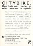 CPM Citybike Sens de la Visite Monoprix Prisunic Velo Cycle