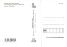 CPM L'Arc de Triomphe de l'Etoile (1806 1836) Paris et ses Merveilles Oeuvre de Chalgrin