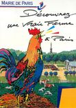 CPM Mairie de Paris Decouvrez une Vrai Ferme a Paris  Ferme Georges Ville Coq