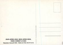 CPM Mairie de Paris J'Aime les Hommes Paris Combat le SIDA Preservatif