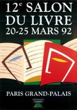 CPM Paris Grand Palais 12e Salon du Livre 20 25 Mars 92
