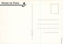 CPM 1ere Journee des Jardins de Paris Dimanche 22 Septembre 1996