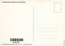 CPM Cobson se fait encore Remarquer chez Prisunic