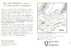CPM Quai des Marques a Paris 30 Industriels s'Engagent
