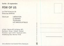 CPM Few of Us un Film de Sharunas Bartas Katerina Golubeva