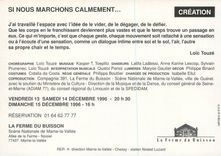 CPM Choregraphie Loic Touze Si Nous Marchons Calmement