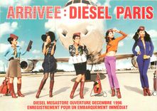 CPM Arrivee Diesel Paris Avion Aviation