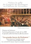 CPM Visitez la Salle du Congres du Parlement au Chateau de Versailles