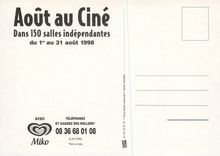 CPM Aout au Cine dans 150 Salles Independantes