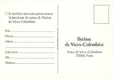 CPM Theatre du Vieux Colombier Corneille O Neill Poirot Delpech Chaurette