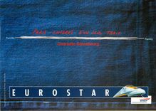 CPM 15 Juillet 15 Septembre Paris Londres A R pour 2 en Eurostar 990F Train