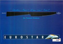 CPM 15 Juillet 15 Septembre Paris Londres A R pour 2 en Eurostar 990F Train