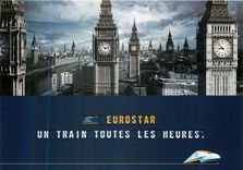 CPM Eurostar un Train toutes les Heures London Londres 
