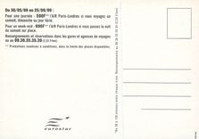 CPM Eurostar un Train toutes les Heures London Londres